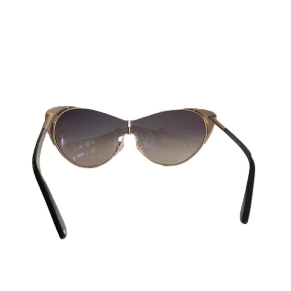 Tom Ford Vanda Oversized Sunglasses UV Cat Eye Nude Gold Vacation Summer - Picture 7 of 16